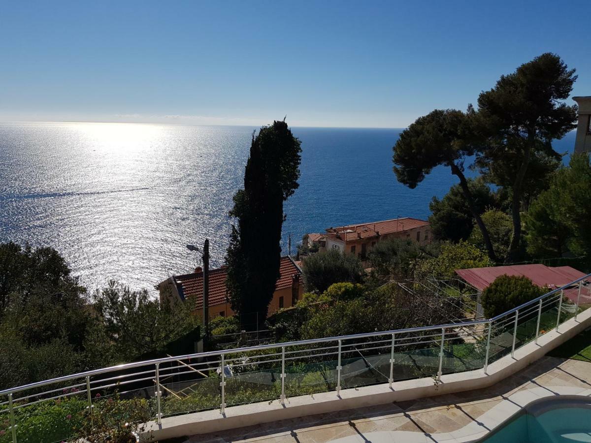 Vue Mer.Tranquilite.Cap D'Ail A 10 Mn De Monaco Cap-d’Ail Exterior foto